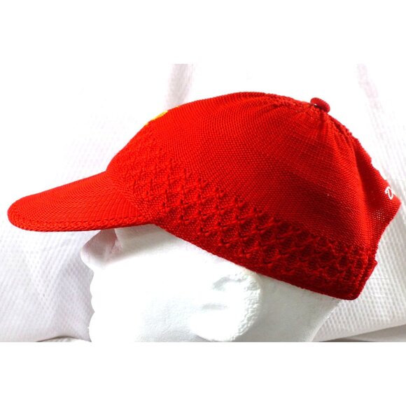 RARE Knit Budweiser #8 Dale Earnhardt Jr. Women's Adjustable Hat Red Ball Cap - Picture 5 of 8